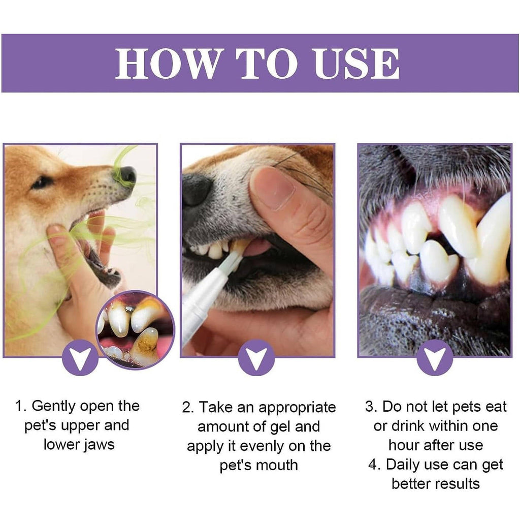 3-Set Dog Oral Care Gel