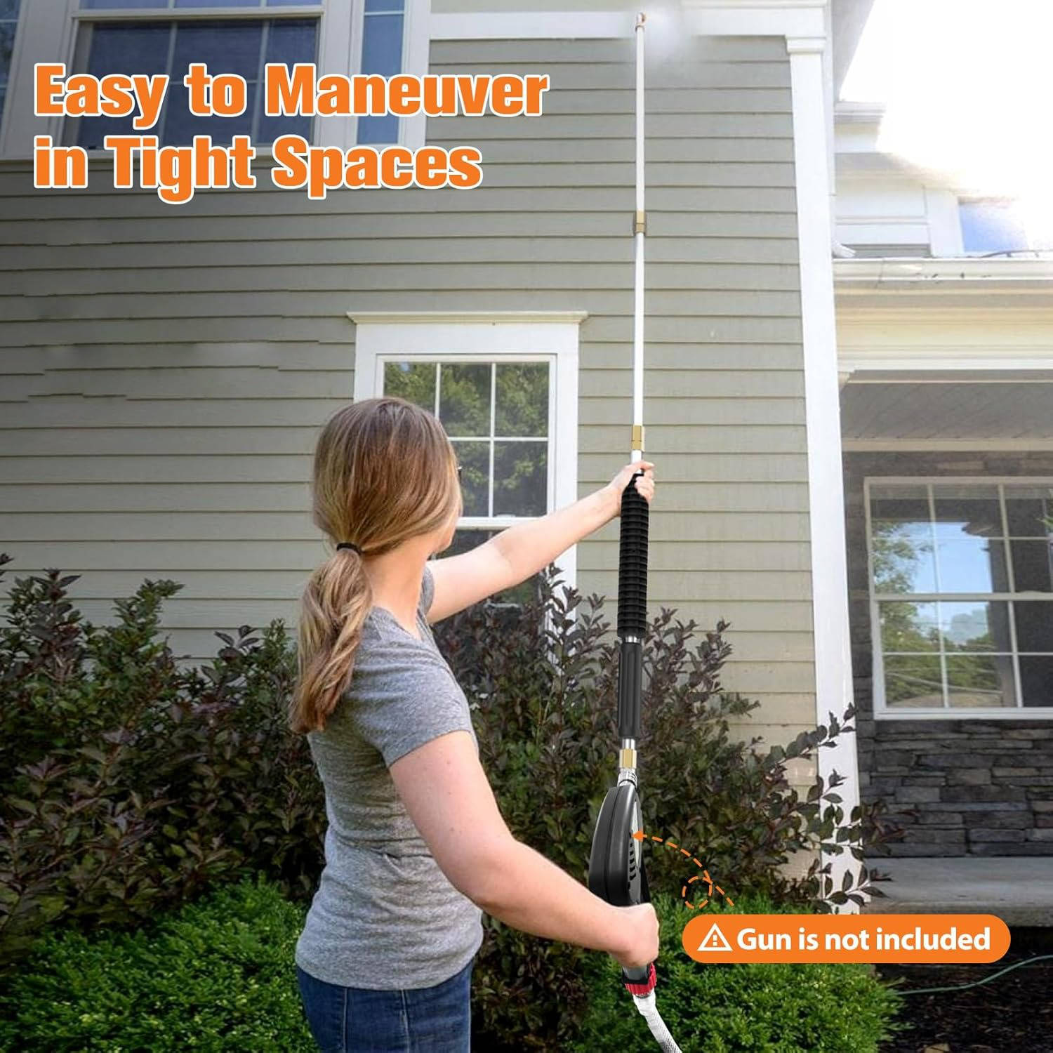4000 PSI Telescoping Pressure Washer Extension Wand