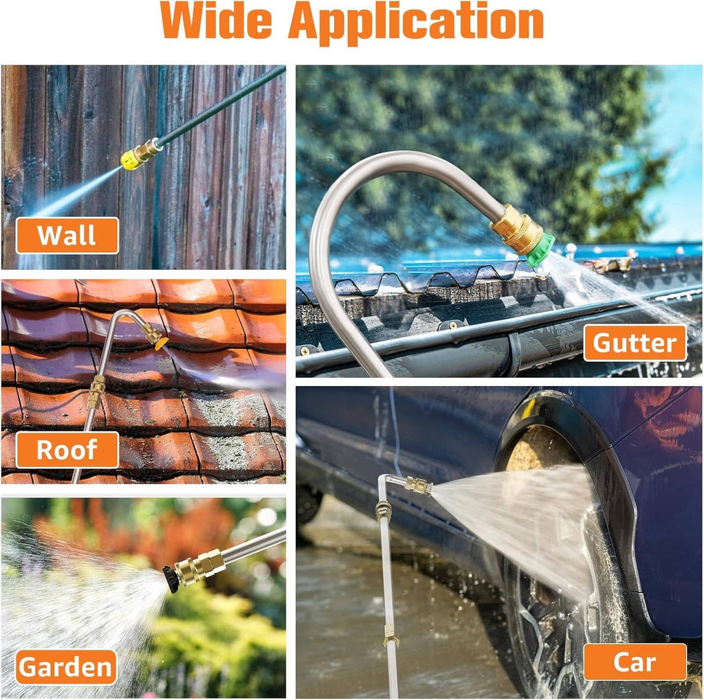 4000 PSI Telescoping Pressure Washer Extension Wand