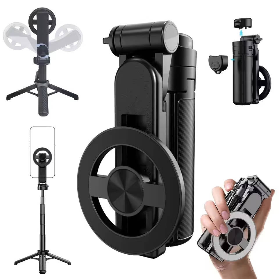 4-in-1 Magnetic Selfie Stick & Tripod