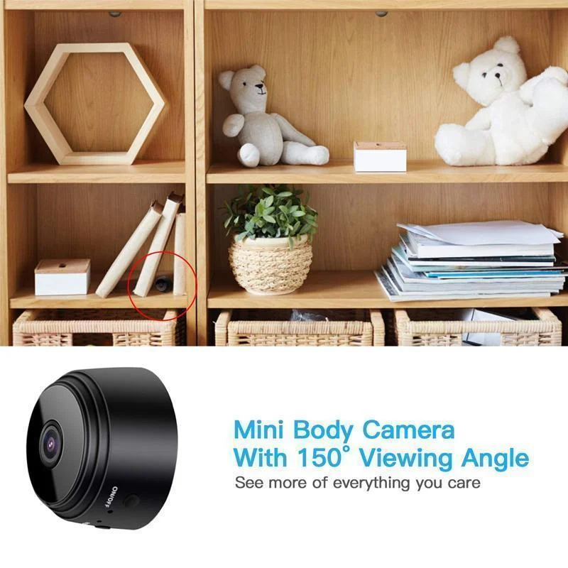 1080p Magnetic WiFi Mini Security Camera