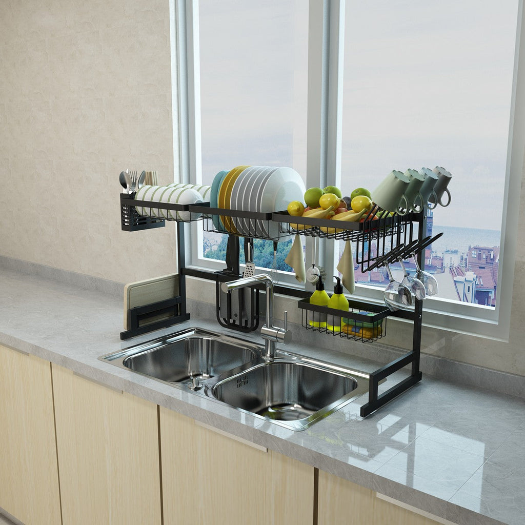 Stainless Steel Over-Sink Dish Drying Rack