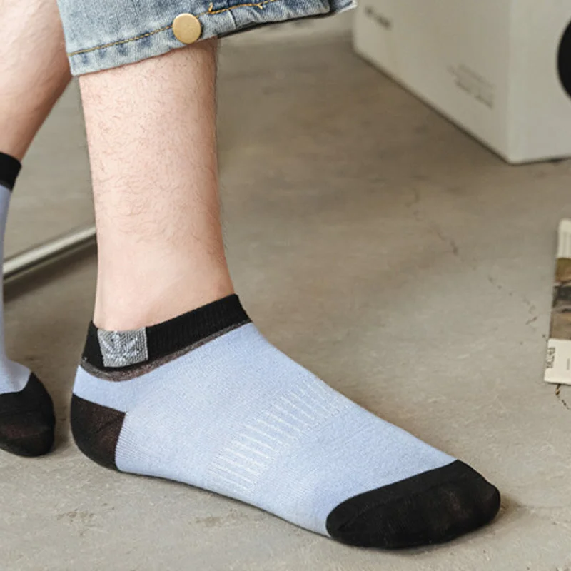 20-Pair Men's Cotton Ankle Socks
