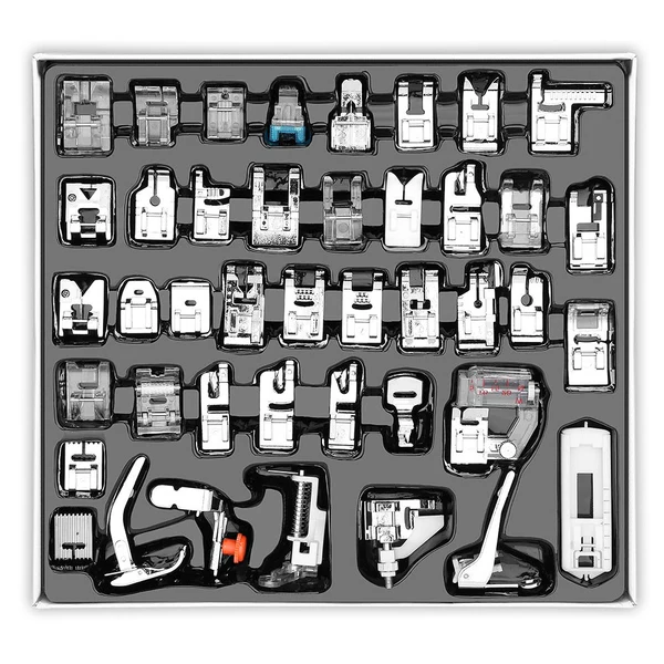 42-Piece Sewing Machine Presser Foot Set