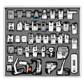 42-Piece Sewing Machine Presser Foot Set