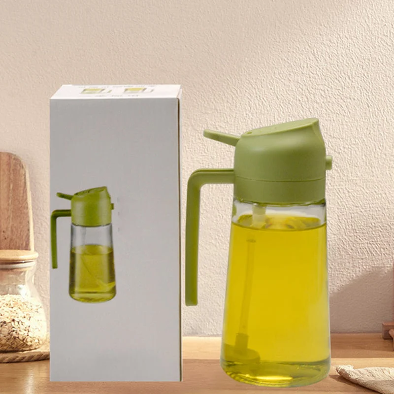 2-in-1 Glass Oil Sprayer & Dispenser