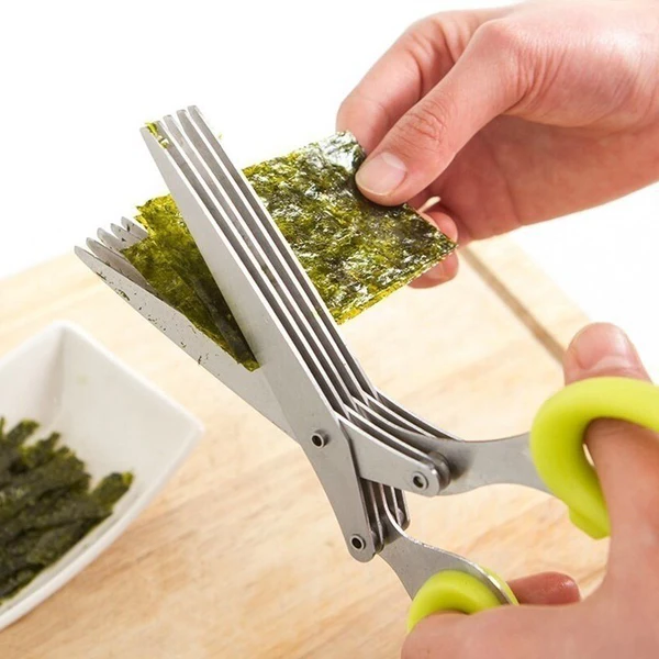 5-Blade Kitchen Herb & Salad Scissors