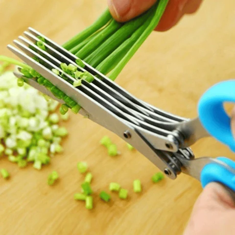 5-Blade Kitchen Herb & Salad Scissors