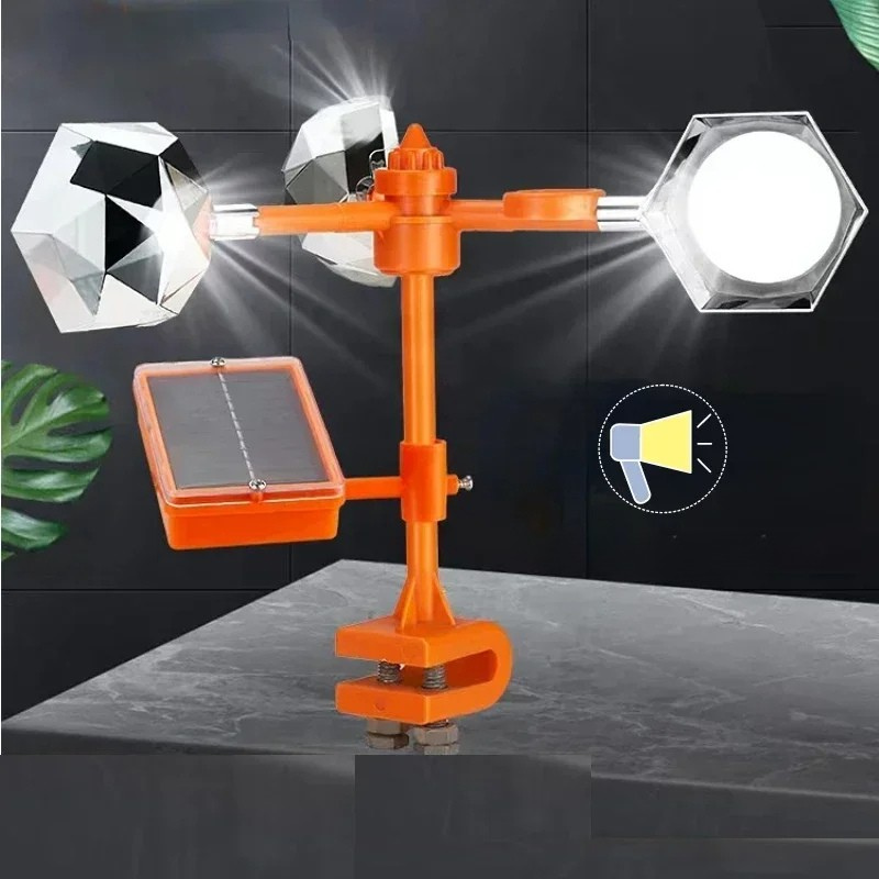 360-Degree Solar-Powered Bird Repeller