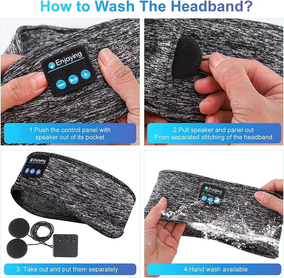 2-in-1 Wireless Sleep Headphones Headband
