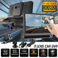 4-inch Touchscreen Front & Rear Dash Cam
