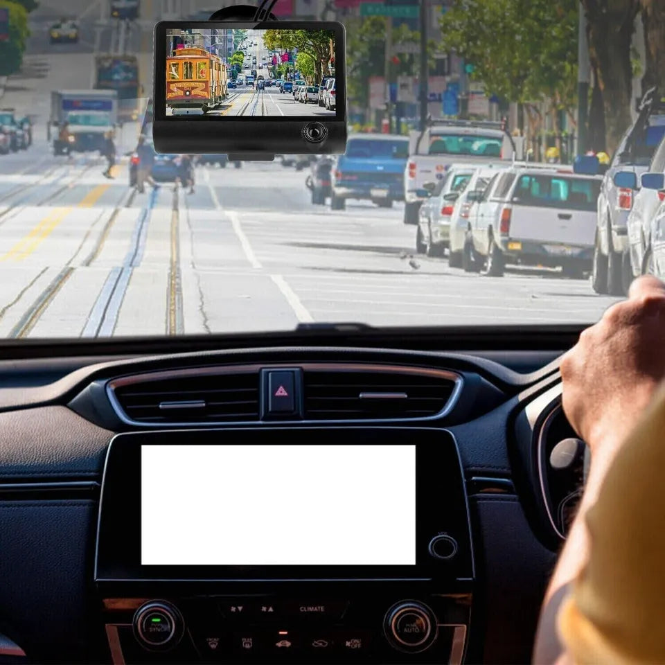 4-inch Touchscreen Front & Rear Dash Cam