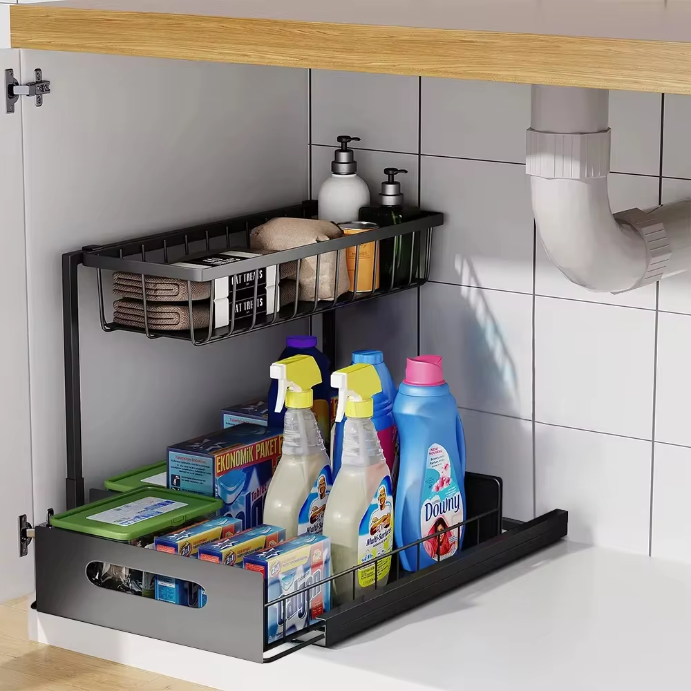 2-Tier Slide-Out Under-Sink Organizer