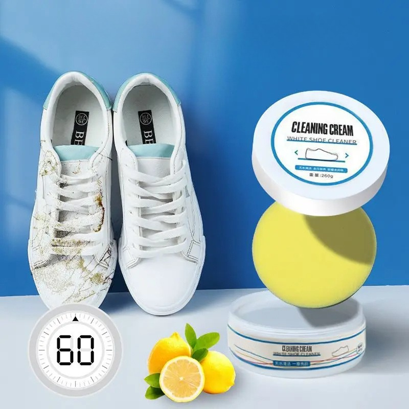 No-Rinse White Shoe Cleaning Cream (100g)