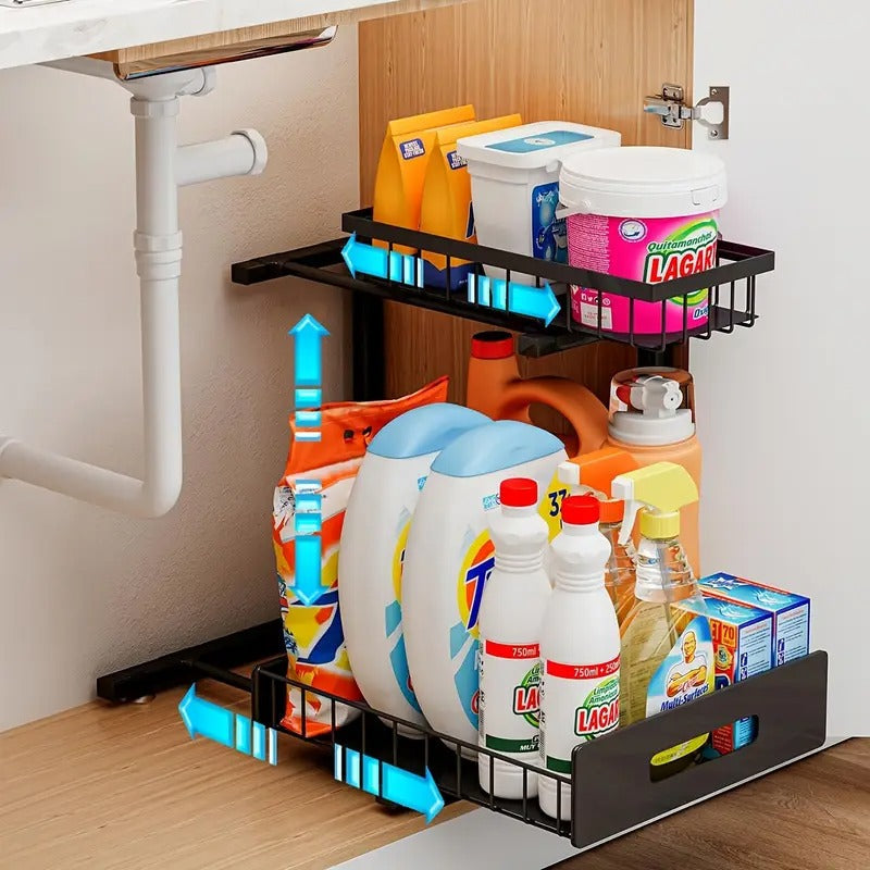 2-Tier Slide-Out Under-Sink Organizer